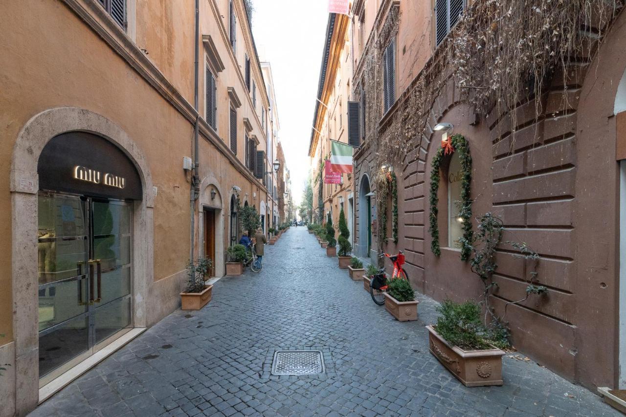 Luxury Piazza Di Spagna Escape With Terrace And Private Spa Rome Bagian luar foto