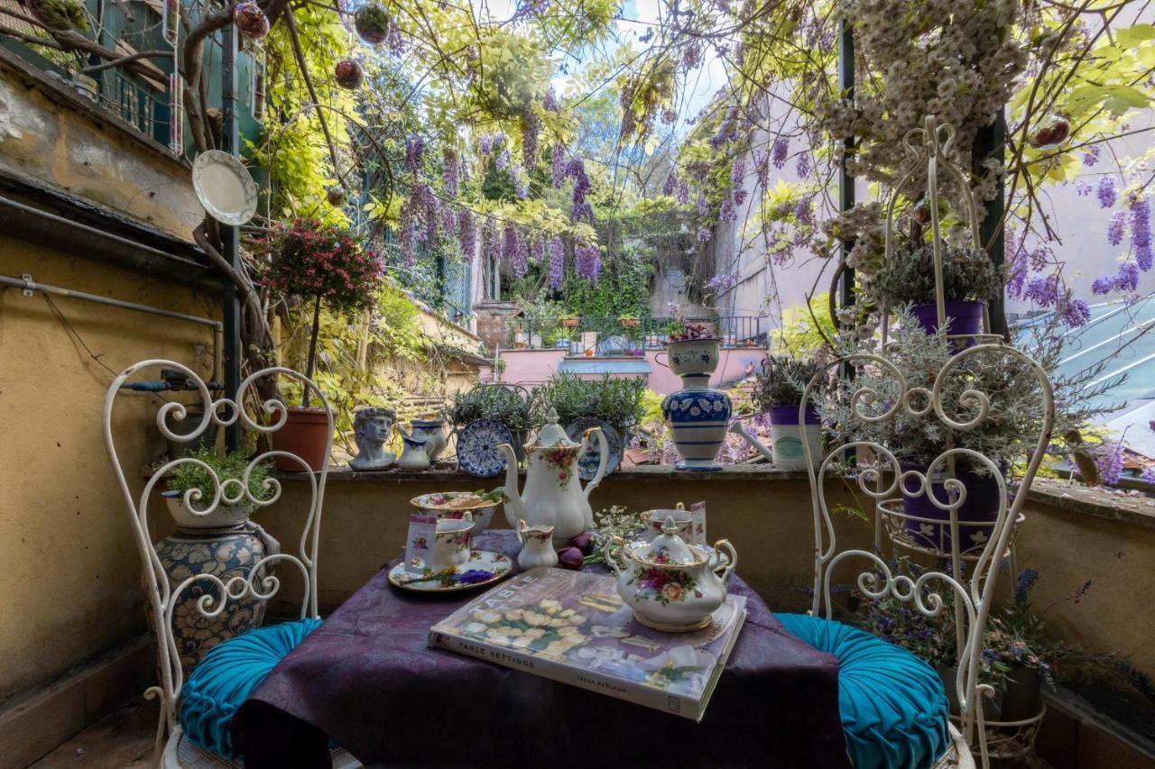 Luxury Piazza Di Spagna Escape With Terrace And Private Spa Rome Bagian luar foto