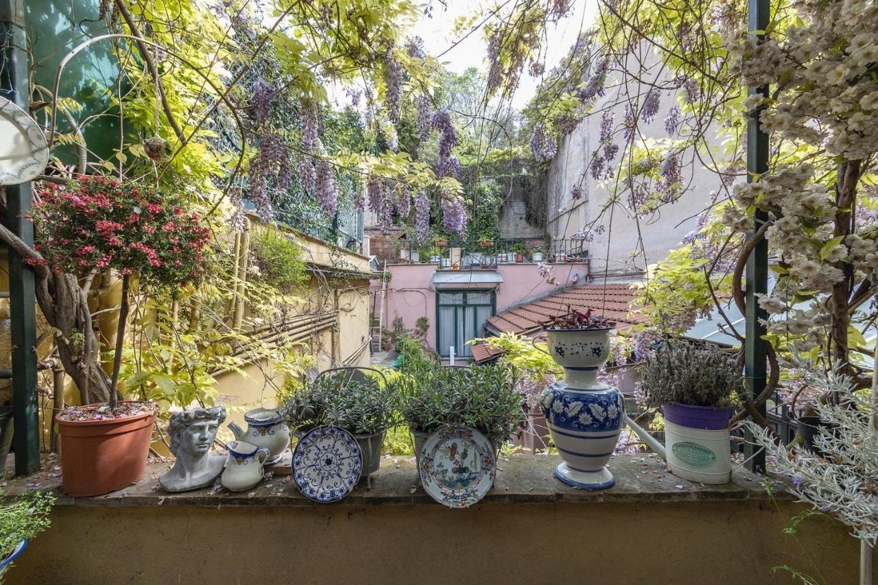 Luxury Piazza Di Spagna Escape With Terrace And Private Spa Rome Bagian luar foto